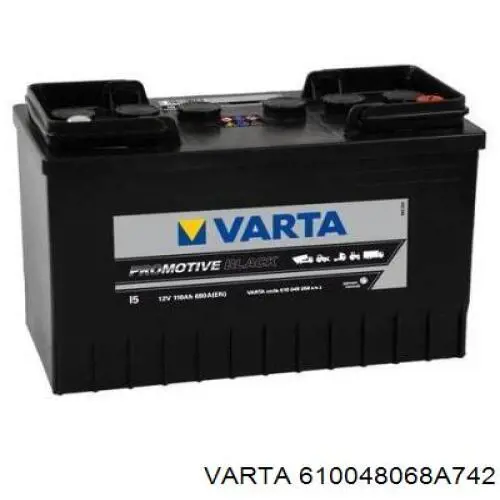 Акумуляторна батарея, АКБ Varta 610048068
