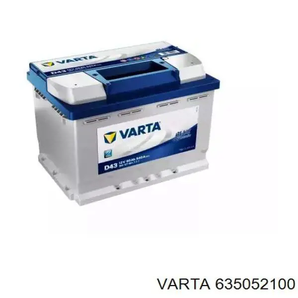 Акумуляторна батарея, АКБ 635052100 Varta