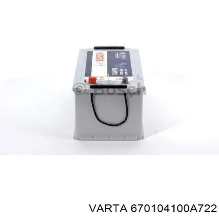 Акумуляторна батарея, АКБ 670104100A722 Varta