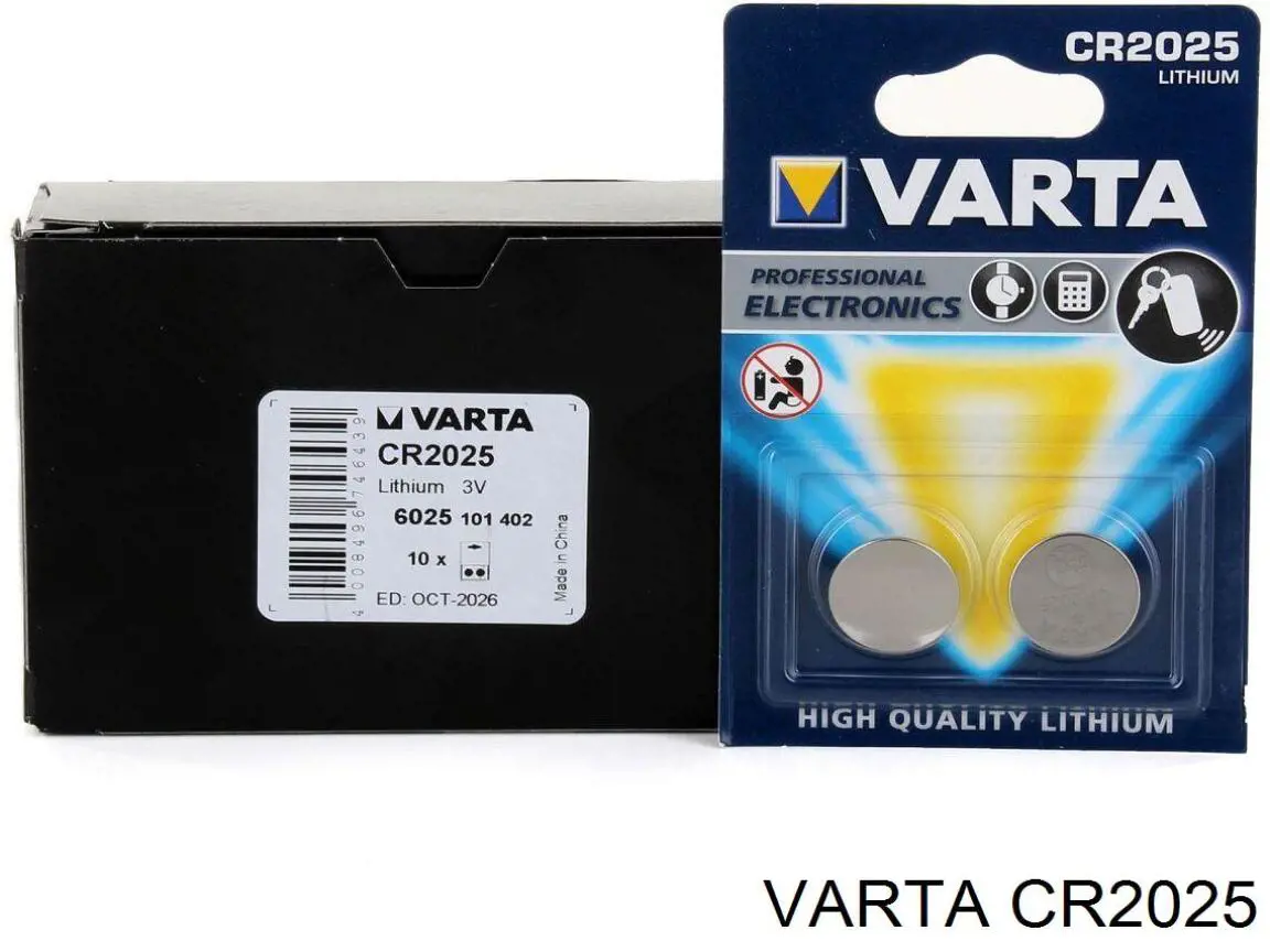 Батарейка брелока CR2025 Varta