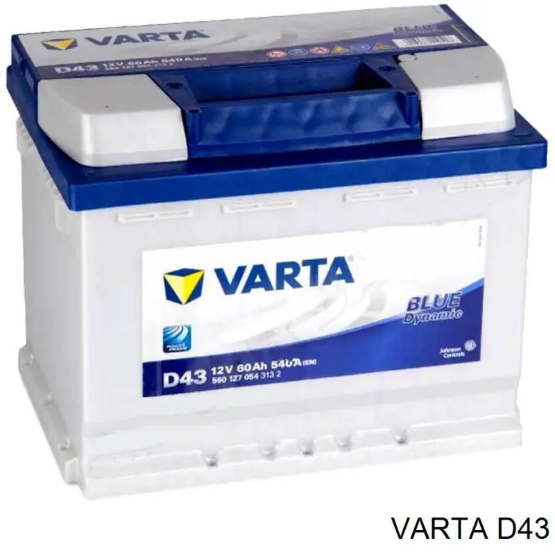 Акумуляторна батарея, АКБ D43 Varta