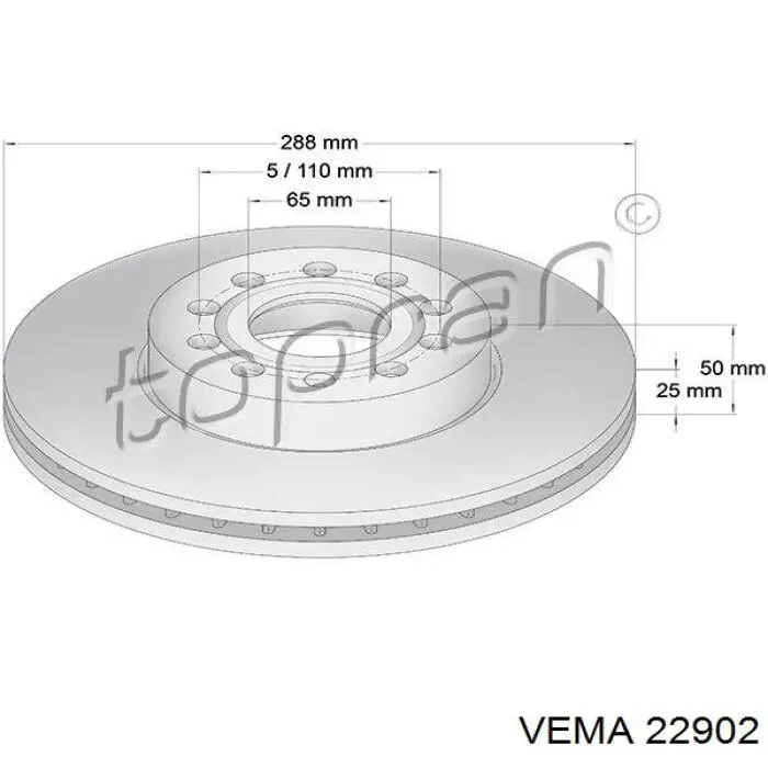 Купити 22902 Vema Рульовий наконечник