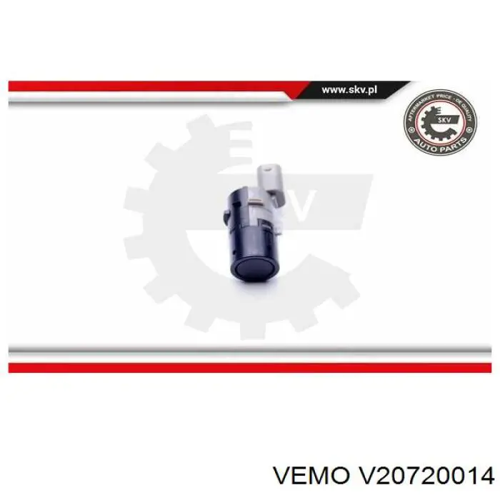 V20720014 Vemo датчик сигналізації паркування (парктронік, задній)