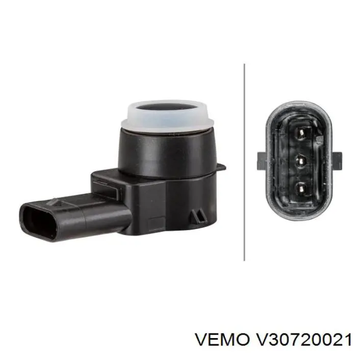 V30720021 Vemo датчик сигналізації паркування (парктронік, передній)