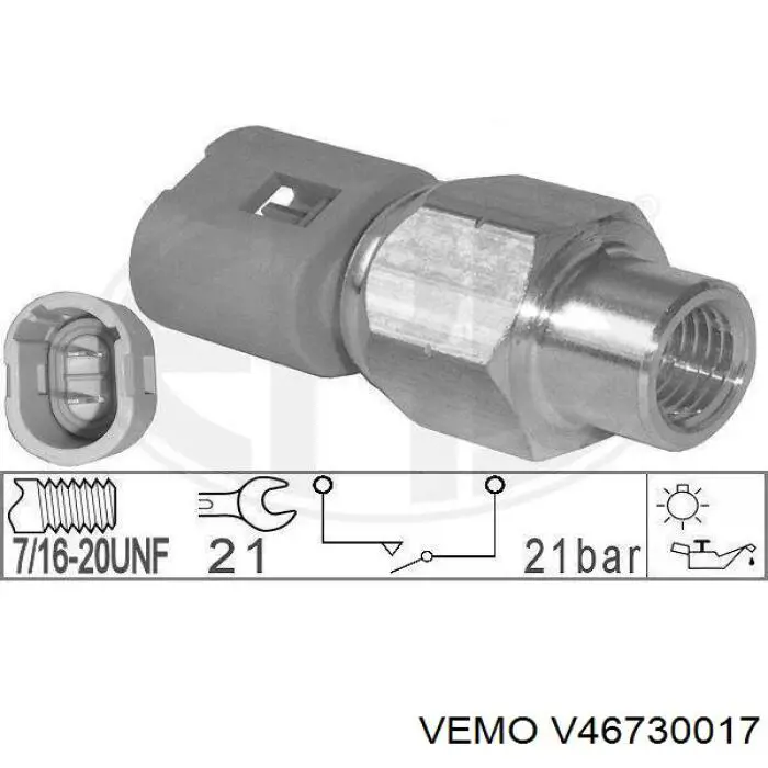 V46730017 Vemo датчик насосу гідропідсилювача