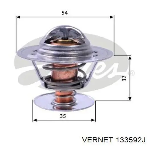 Термостат 133592J Vernet