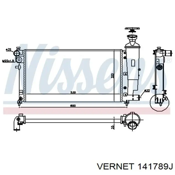 141789J Vernet Авто термостат