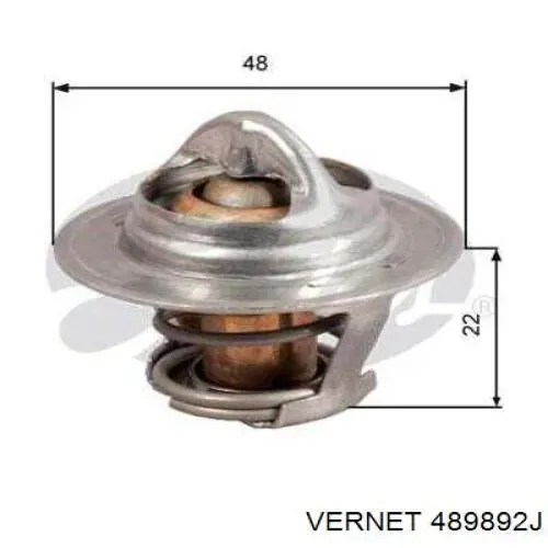 Купити 489892J Vernet Термостат в корпусі
