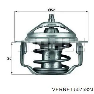 Купити 507582J Vernet Термостат в корпусі
