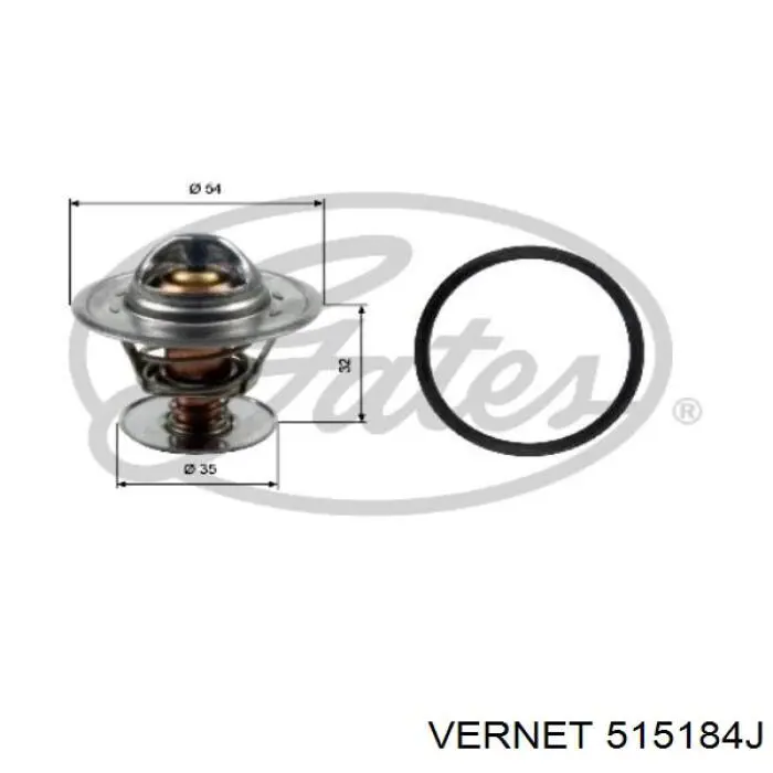 515184J Vernet Авто термостат