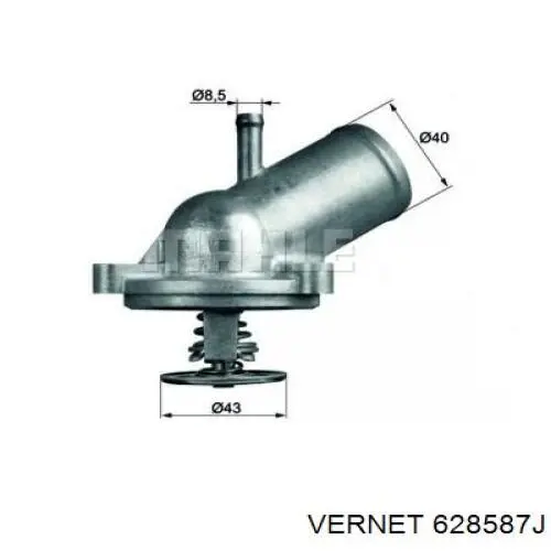628587J Vernet Авто термостат