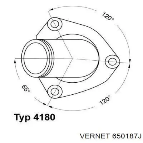 650187J Vernet Авто термостат