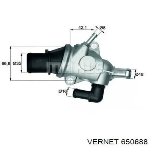 650688 Vernet Авто термостат