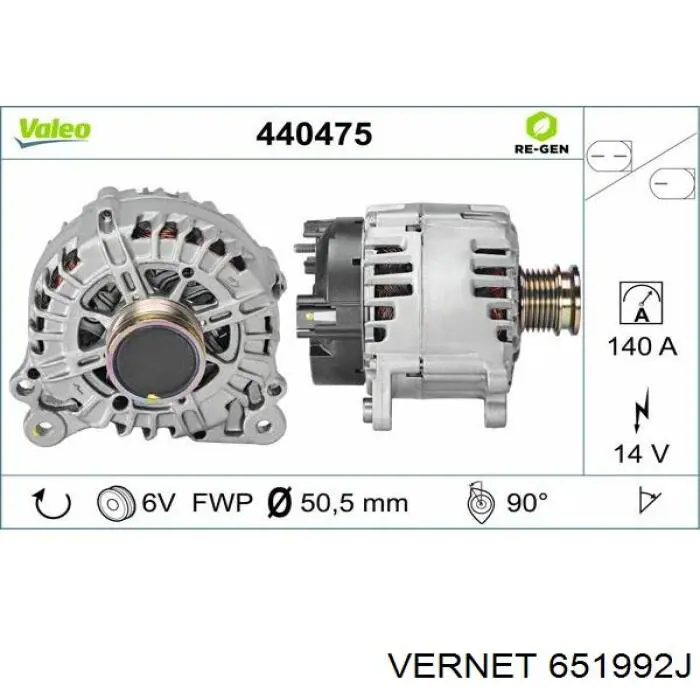 Автомобільний термостат Vernet 651992J ціна, від 21.57 USD