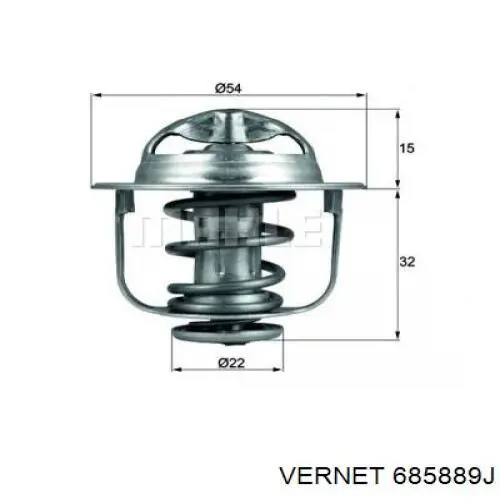 685889J Vernet Авто термостат