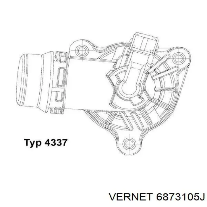 6873105J Vernet Авто термостат