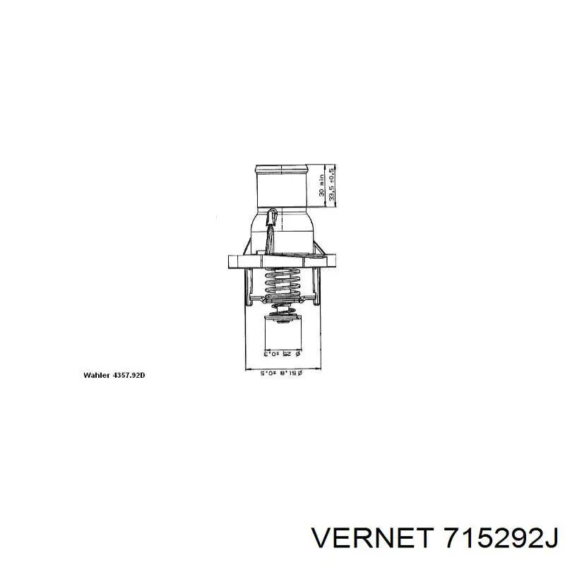 Термостат 715292J Vernet