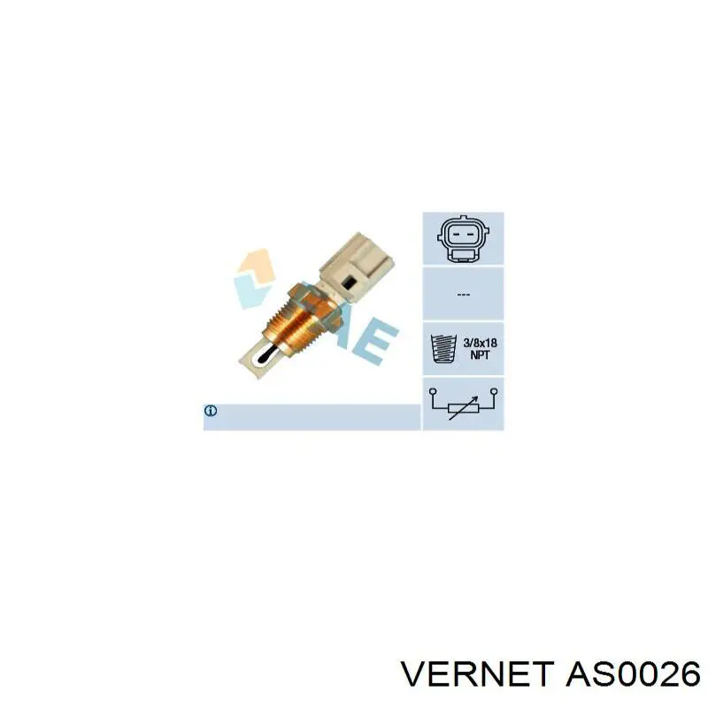 Терморегулятор повітря Vernet AS0026