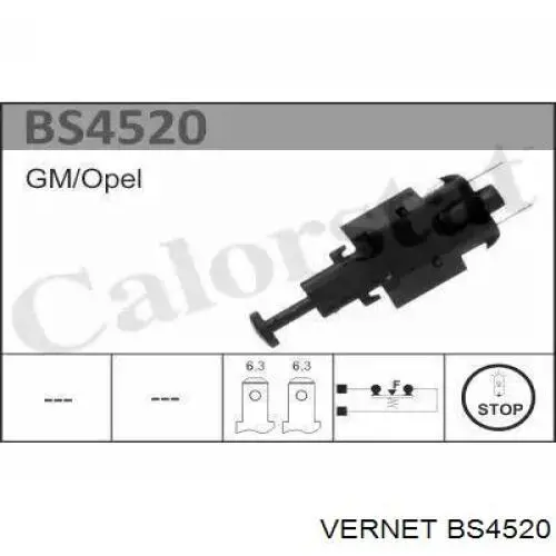 Кнопка стоп-сигналу Vernet BS4520 ціна, від 4.22 USD