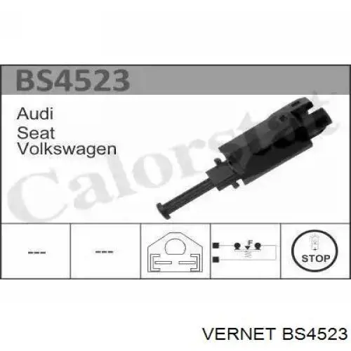 Кнопка стоп-сигналу Vernet BS4523 ціна, від 4.47 USD