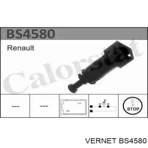 Купити BS4580 Vernet Датчик педалі гальма