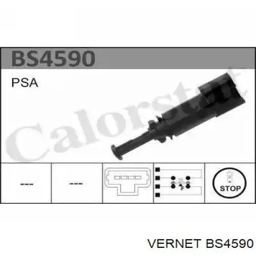 Купити BS4590 Vernet Датчик педалі гальма