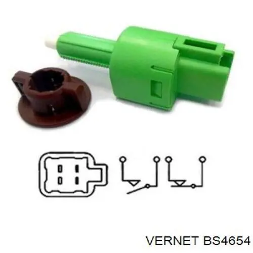 Кнопка стоп-сигналу Vernet BS4654 ціна, від 16.00 USD