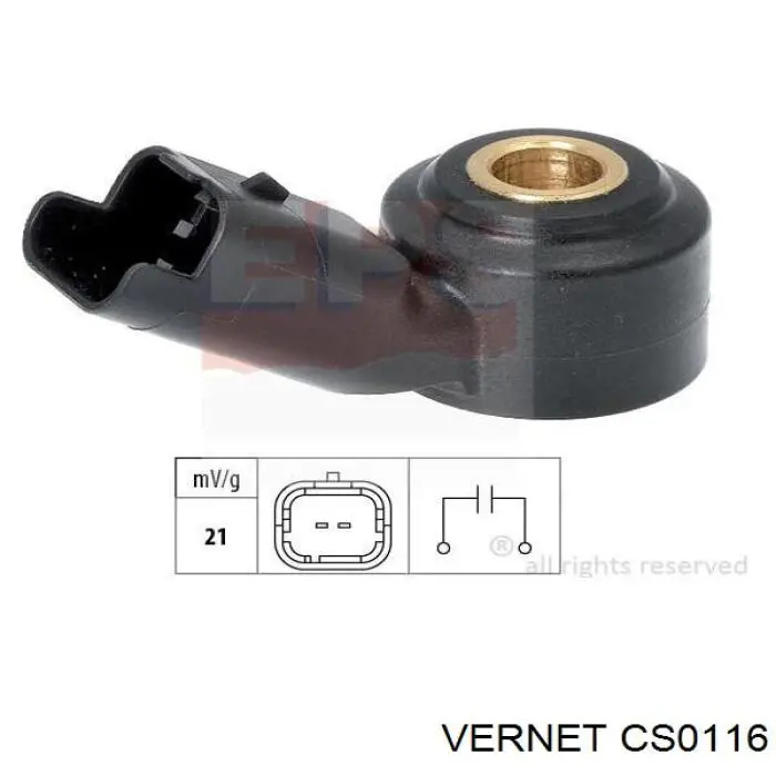 Купити CS0116 Vernet Датчик швидкості обертання валу АКПП