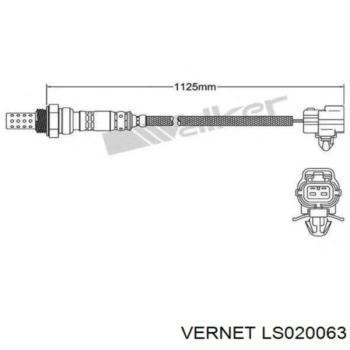 Лямбда-датчик Vernet LS020063