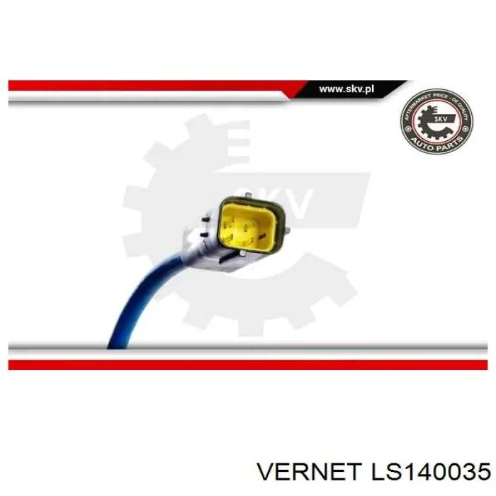 Лямбдазонд, датчик кисню до каталізатора Vernet LS140035 ціна, від 17.32 USD