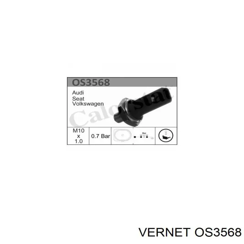 Манометри (показник тиску масла) Vernet OS3568 ціна, від 3.88 USD