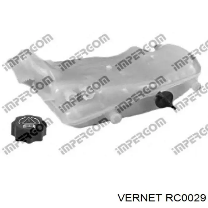 Кришка бачка Vernet RC0029