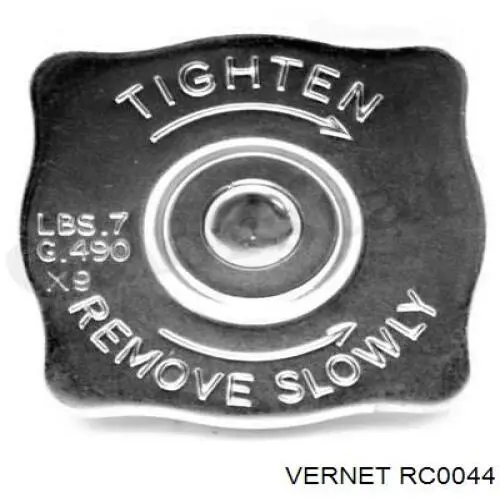 Кришка бачка радіатора Vernet RC0044 ціна, від 5.35 USD