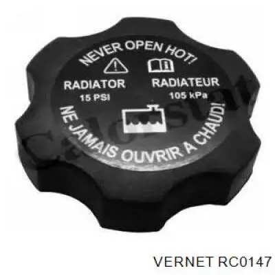 Кришка / пробка розширювального бачка Vernet RC0147 ціна, від 6.05 USD