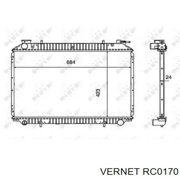 Купити RC0170 Vernet Кришка розширювального бачка