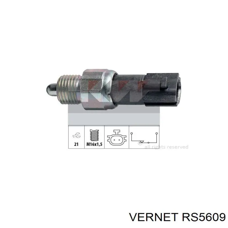 Датчик світла заднього ходу Vernet RS5609