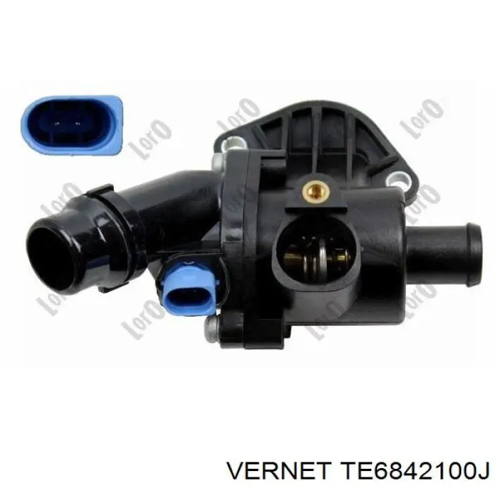 Кожух термостата Vernet TE6842100J ціна, від 59.66 USD