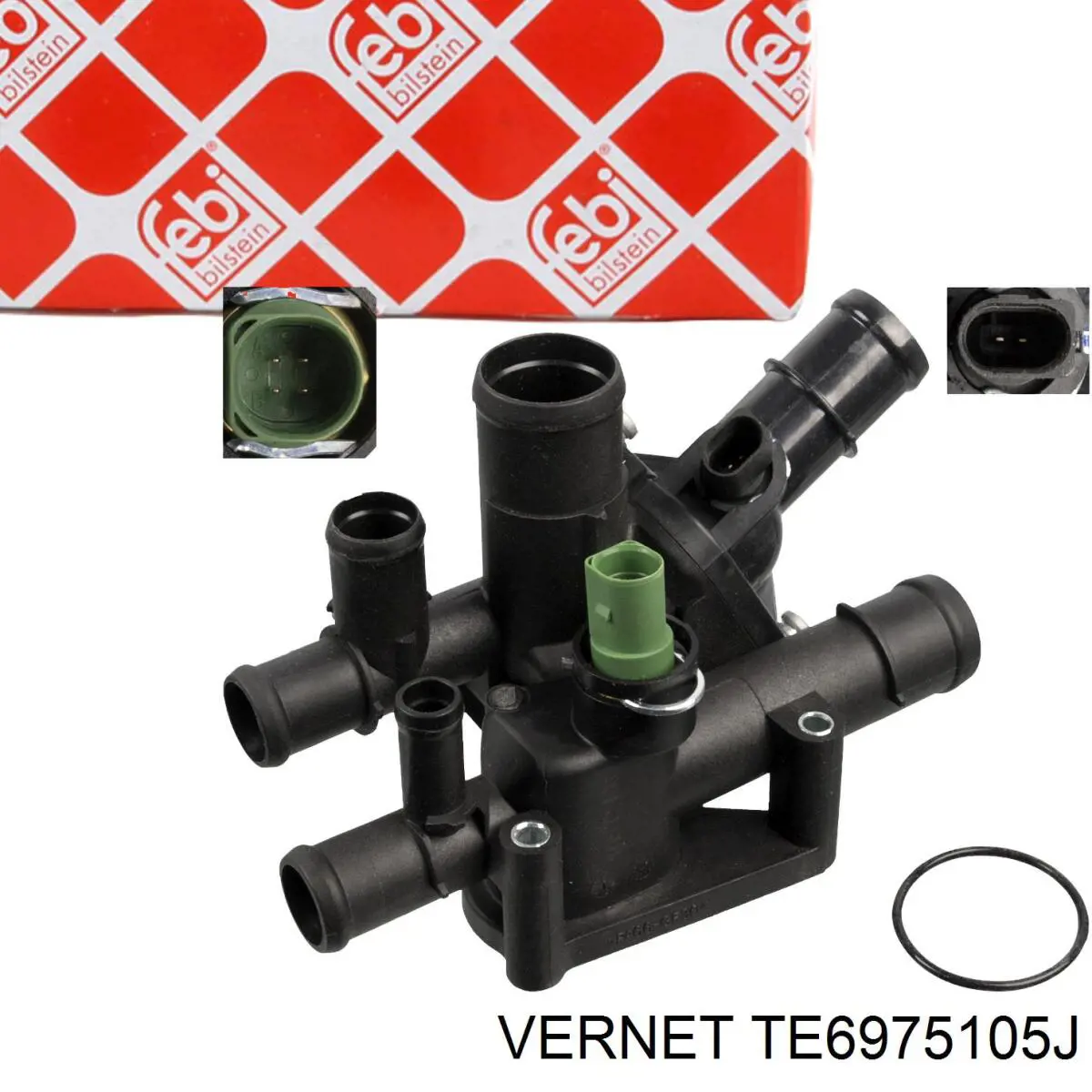 TE6975105J Vernet Корпус термостата в зборі
