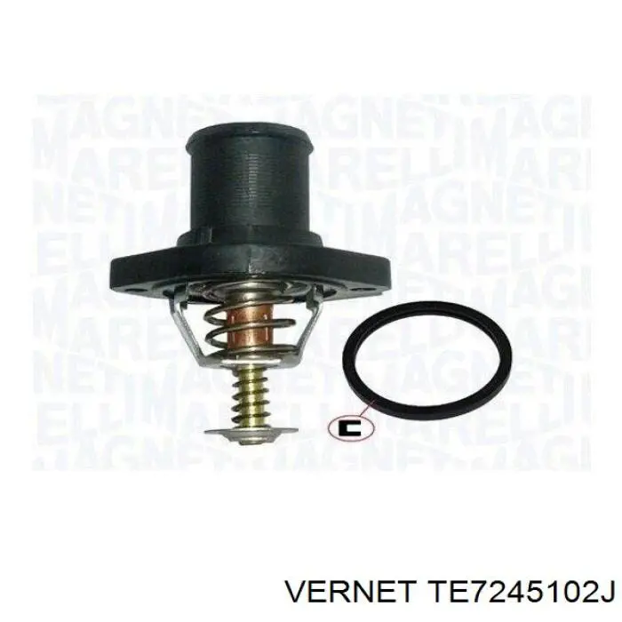 Корпус термостата TE7245102J Vernet
