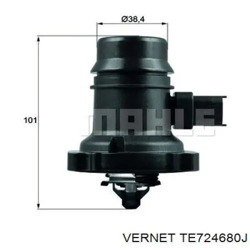 Автомобільний термостат Vernet TE724680J ціна, від 42.05 USD