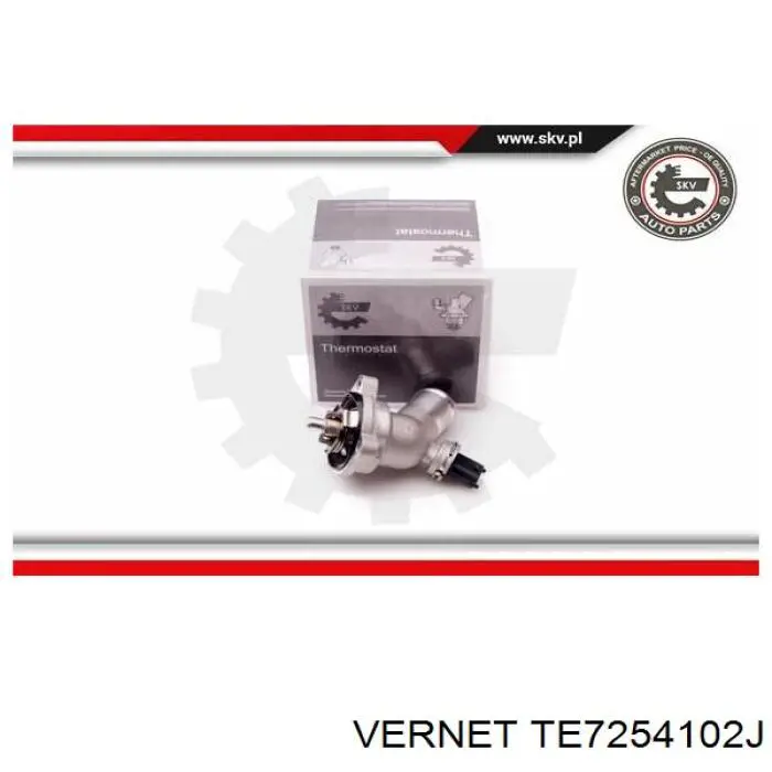 TE7254102J Vernet Корпус термостата в зборі