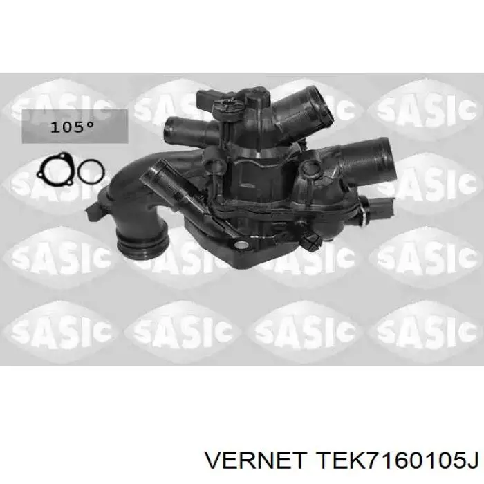 Кожух термостата Vernet TEK7160105J ціна, від 69.31 USD
