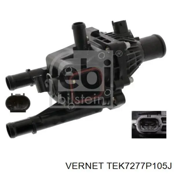 TEK7277P105J Vernet Корпус термостата в зборі