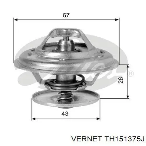 Термостат TH151375J Vernet