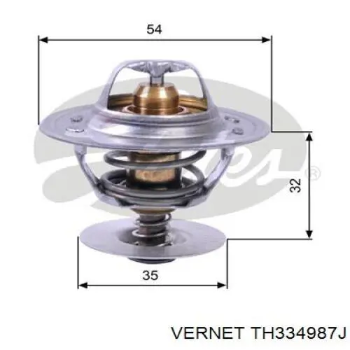 Термостат TH334987J Vernet