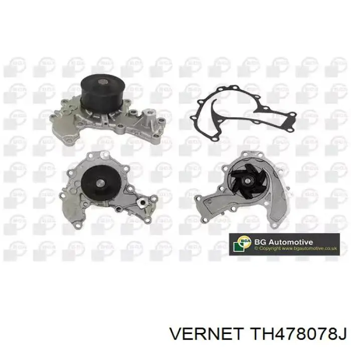 Купити TH478078J Vernet Термостат в корпусі