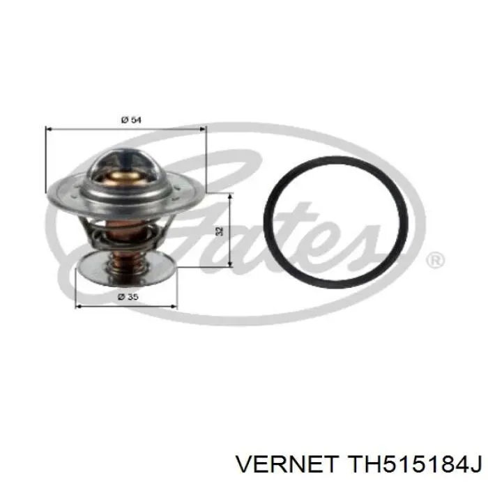 Купити TH515184J Vernet Термостат в корпусі