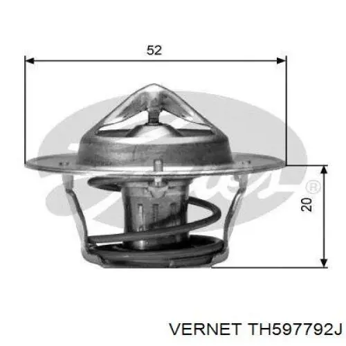 Автомобільний термостат Vernet TH597792J ціна, від 10.99 USD