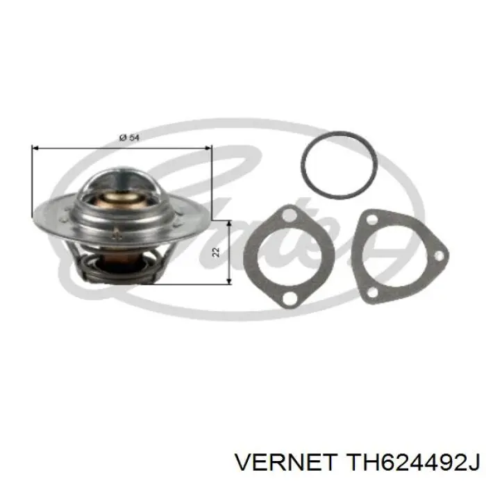 Автомобільний термостат Vernet TH624492J ціна, від 6.89 USD
