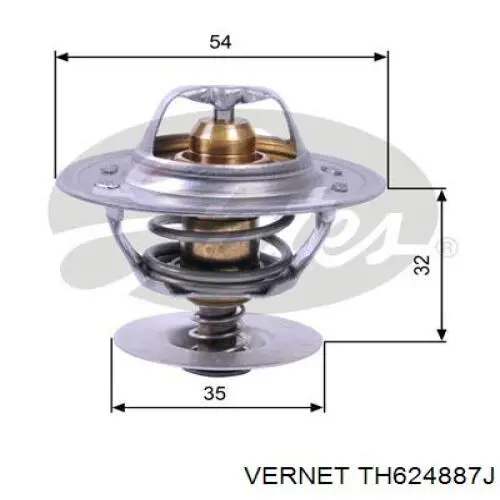 Купити TH624887J Vernet Термостат в корпусі